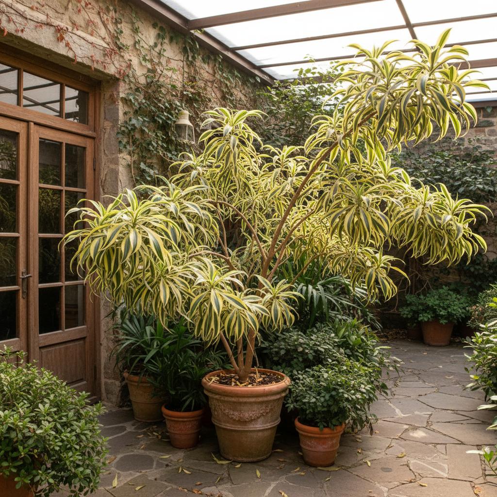 Variegierter Bogenhanf (Dracaena reflexa var. variegata)