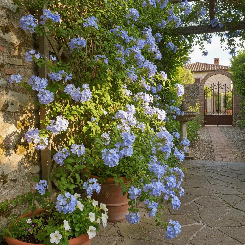 Plumbago azzurro (Plumbago auriculata)