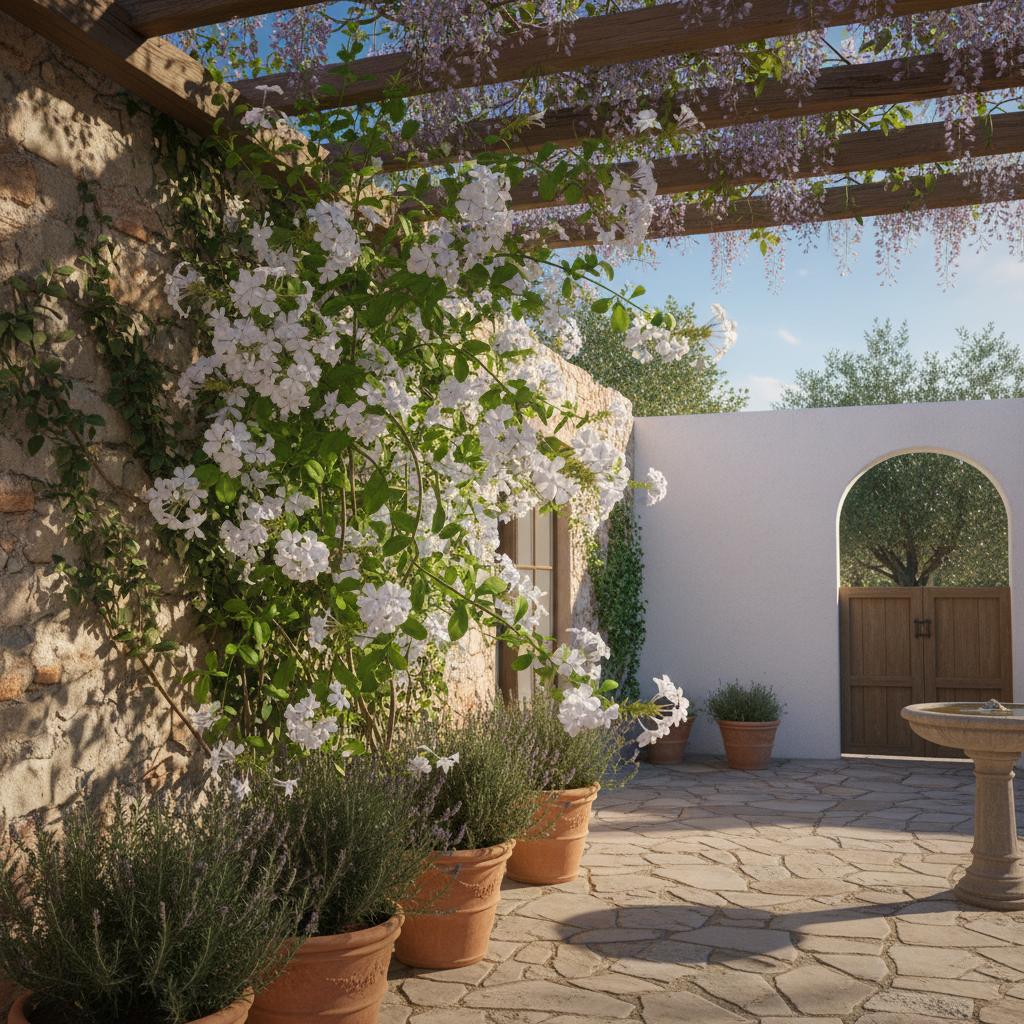 Plumbago di Ceylon (Plumbago zeylanica)