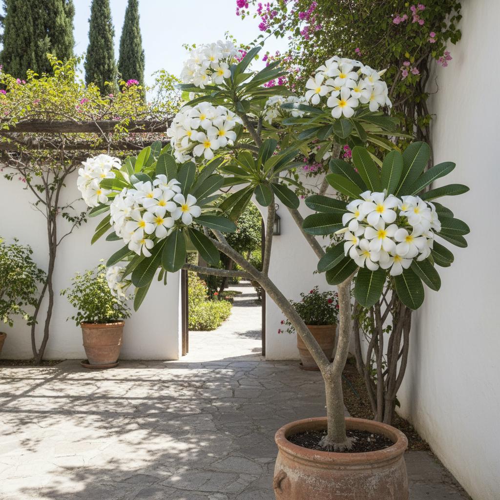 Frangipane bianca (Plumeria alba)