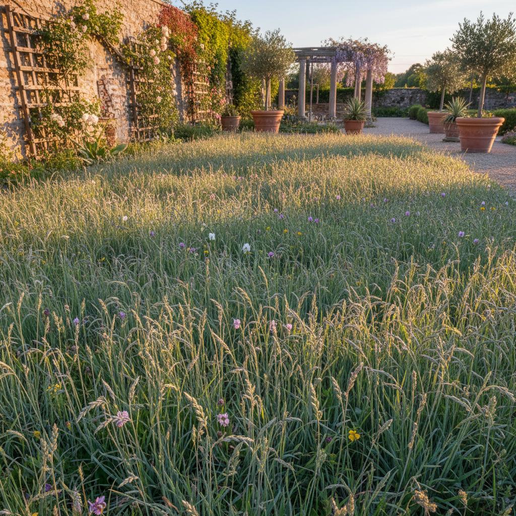 Erba blu compressa (Poa compressa)