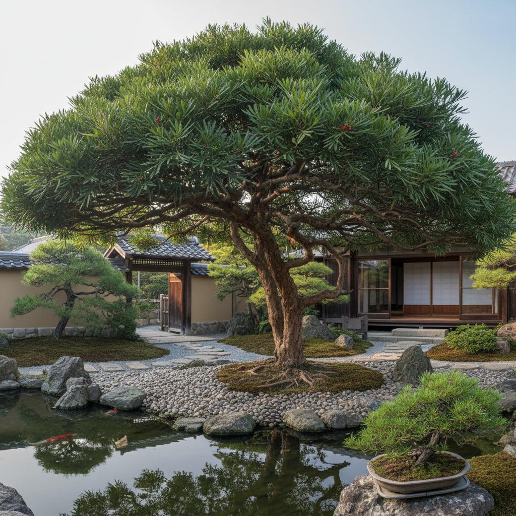Narrow-leaved Podocarpus (Podocarpus neriifolius)