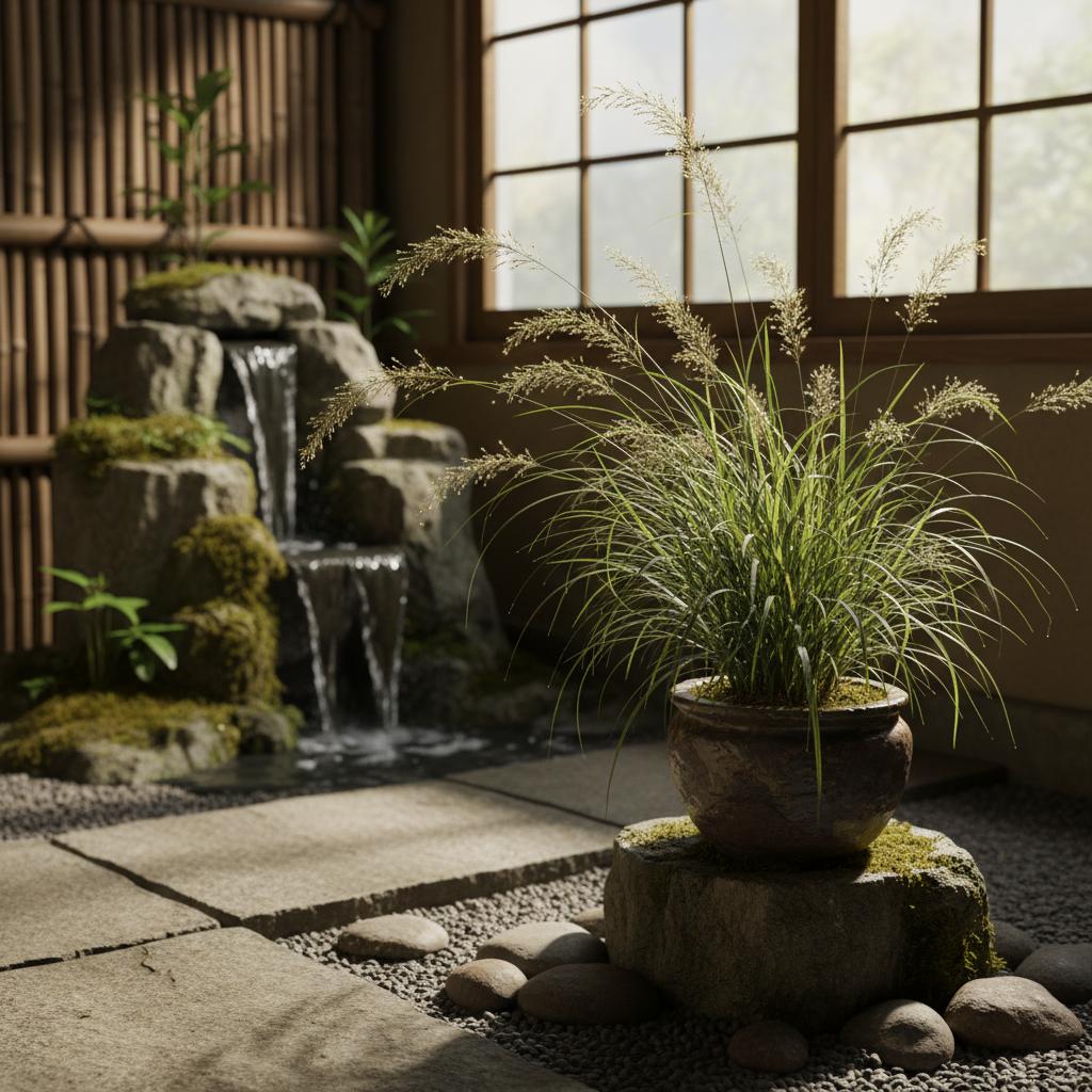 Erba di Pogonatherum (Pogonatherum crinitum)