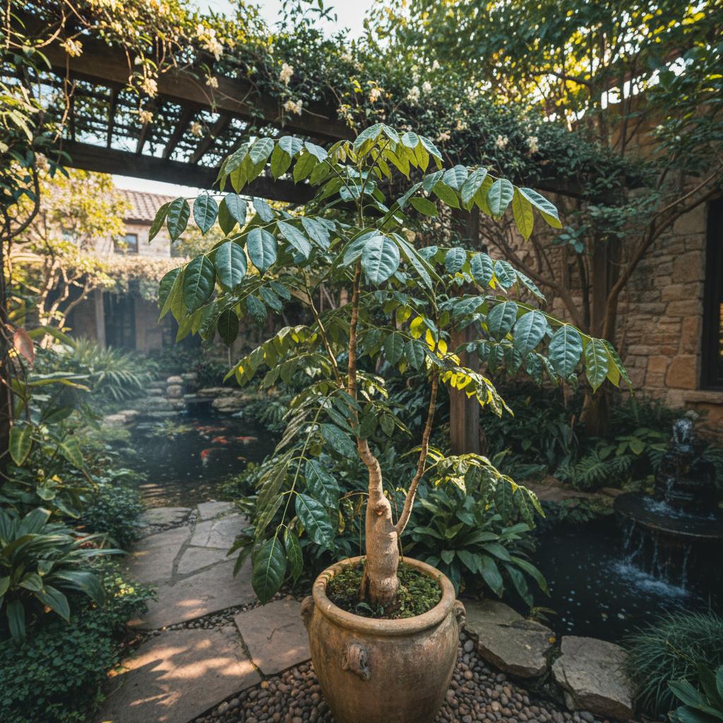 Aralia a scudo (Polyscias scutellaria)