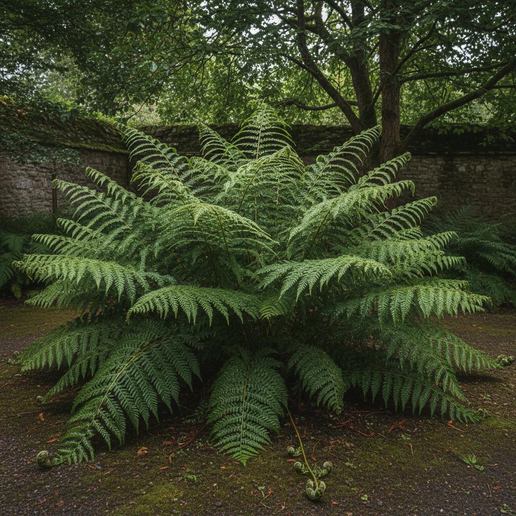 Felce setifera (Felce di Wallace) (Polystichum setiferum)