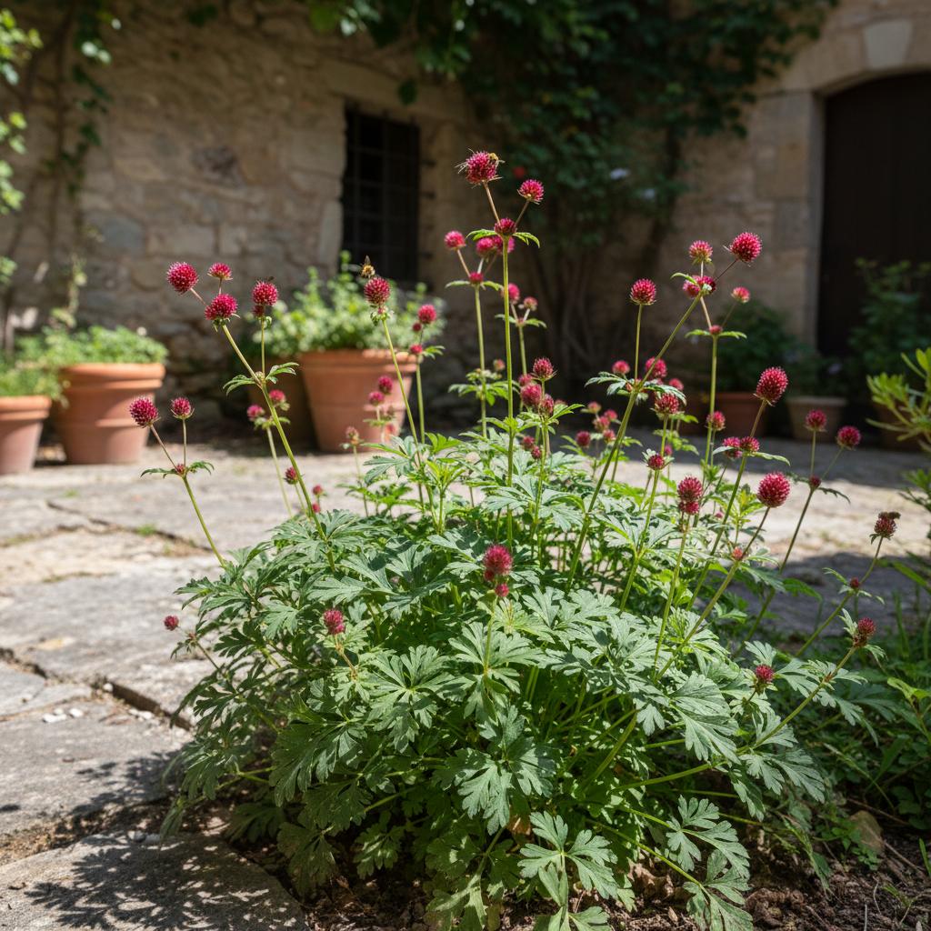 Sanguisorbia minore (Erba sanguisorbia) (Poterium sanguisorba)