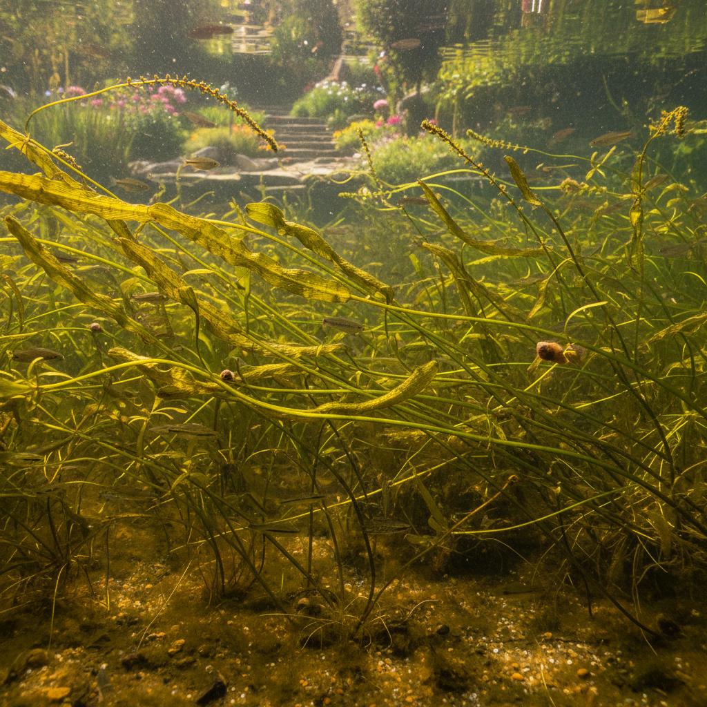Potamogeto a foglie perfoliate (Potamogeton perfoliatus)