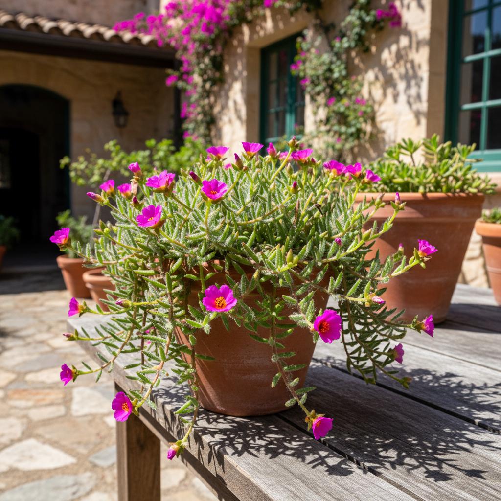 Filziges Portulak (Portulaca pilosa)