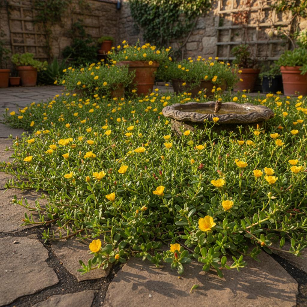 Essbarer Portulak (Portulaca oleracea)