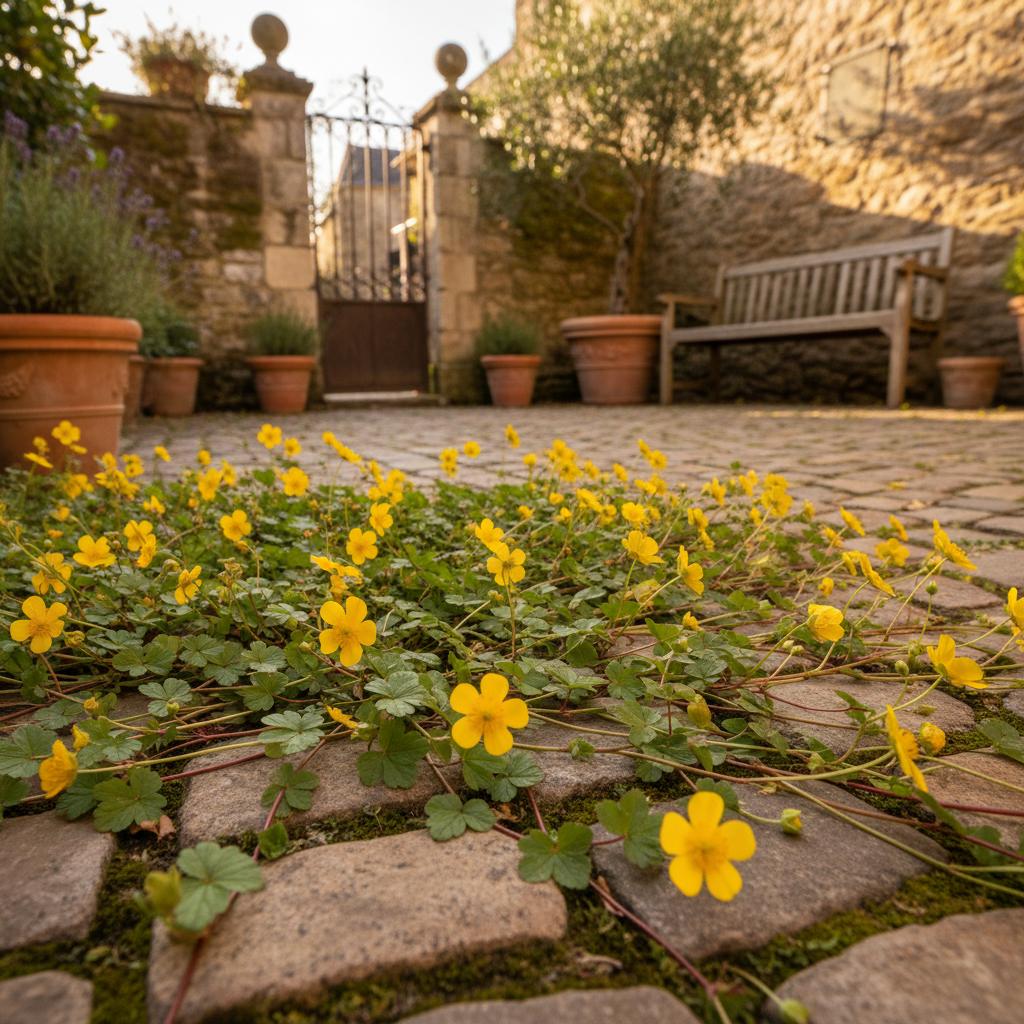 Potentilla strisciante (Potentilla reptans)