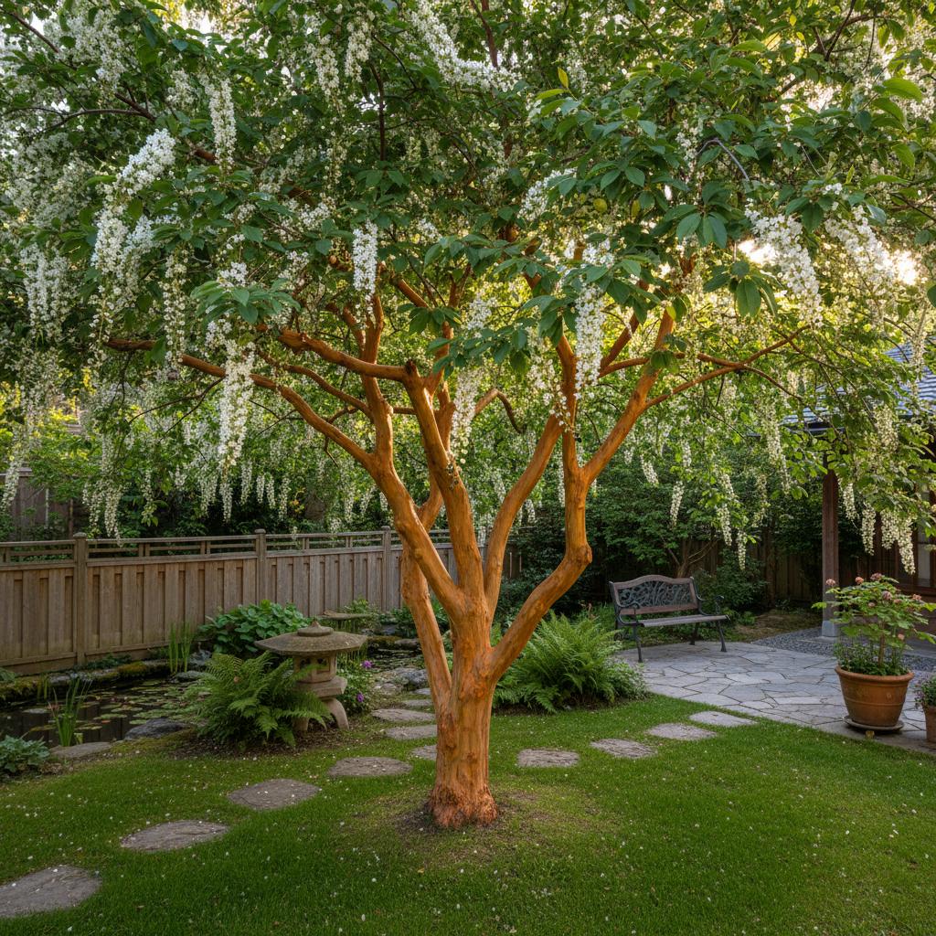 Amur-Kirsche (Manjurische Kirsche) (Prunus maackii)