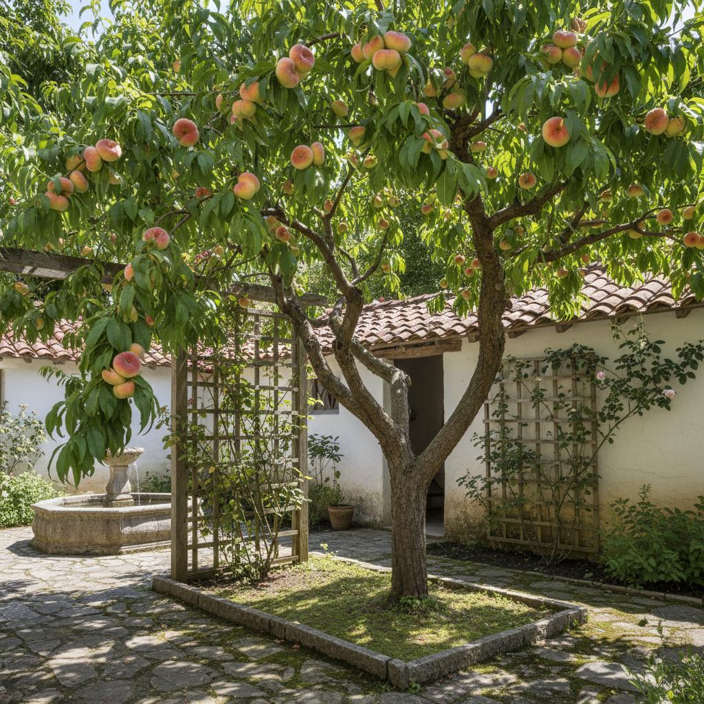 Pesca piatta (Prunus persica var. platycarpa)