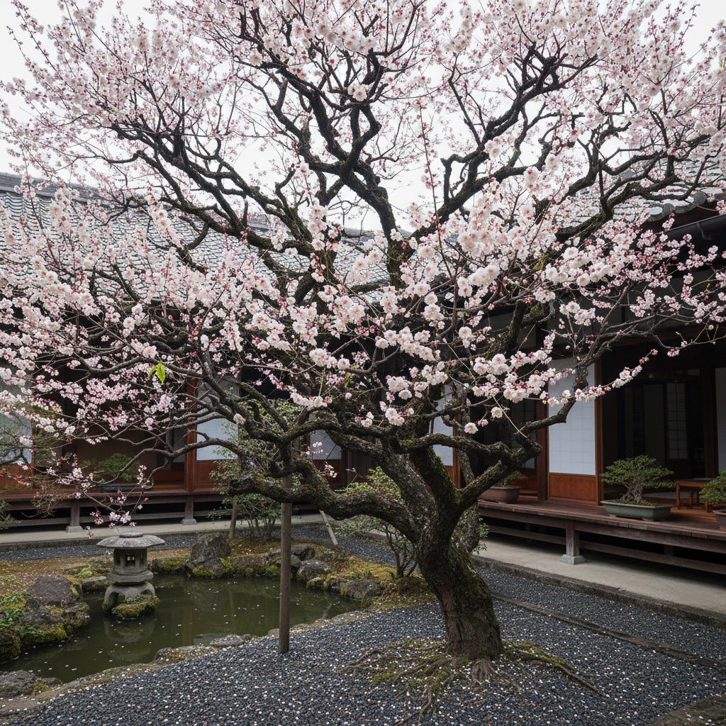 ウメ（梅） (Prunus mume)