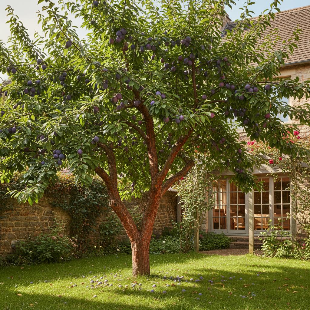 Burgund-Pflaume (Prunus salicina 'Burgundy')