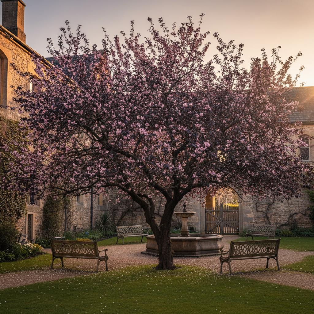 Dunkelblaue Kirschpflaume 'Thundercloud' (Prunus cerasifera 'Thundercloud')