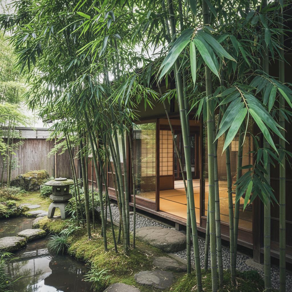 Bambou japonais fléché (Pseudosasa japonica)