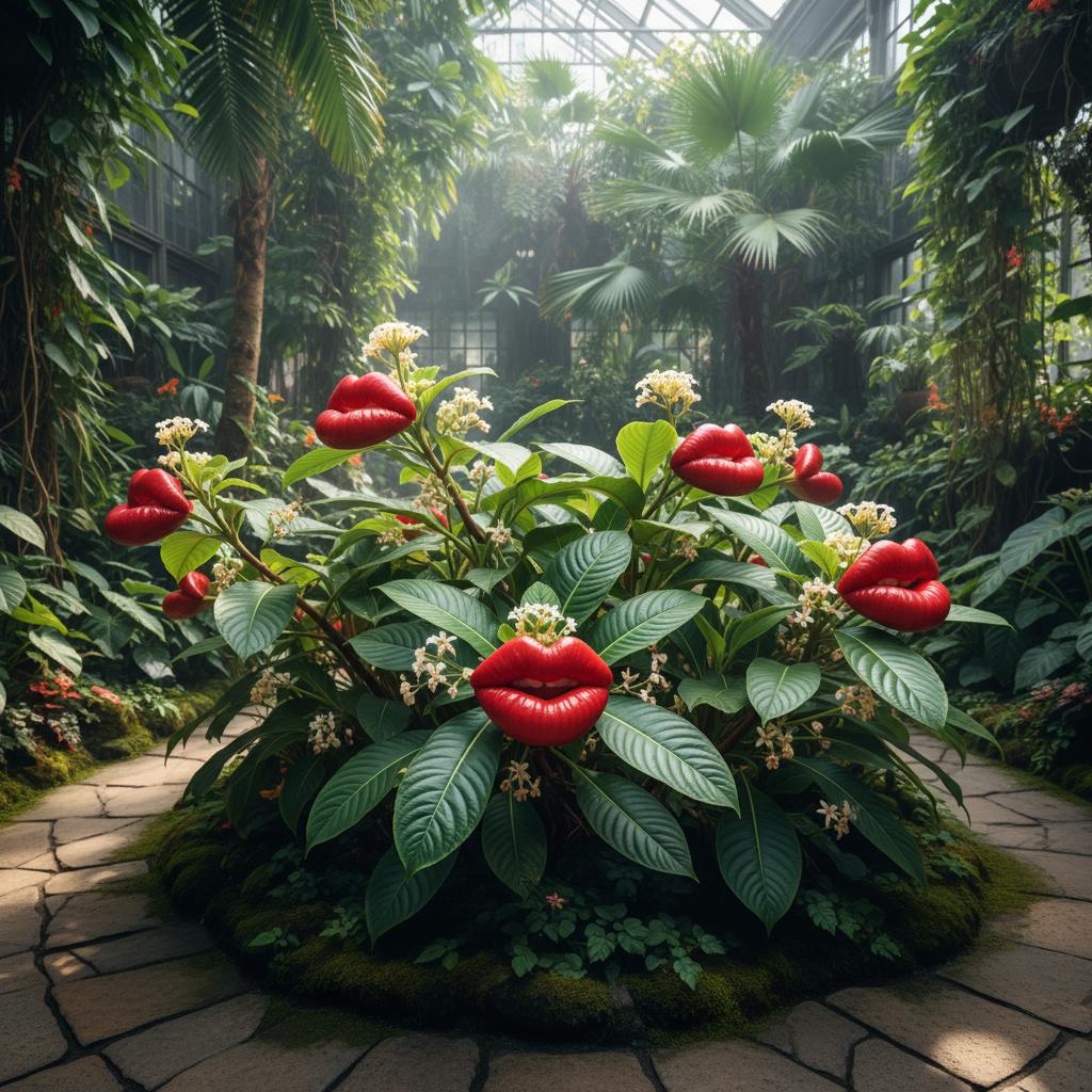 Pianta delle labbra bacianti (Psychotria elata)