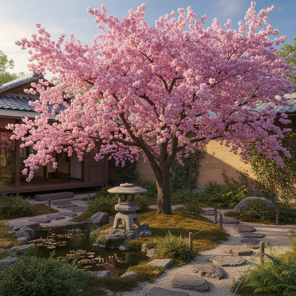 칸잔벚나무 (Prunus serrulata 'Kanzan')