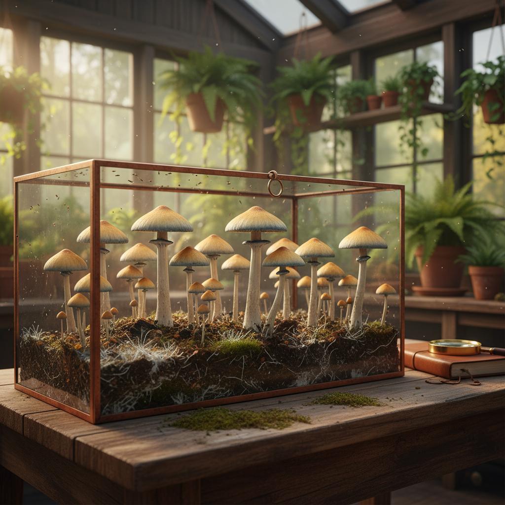 큐벤시스 마법버섯 (Psilocybe cubensis)