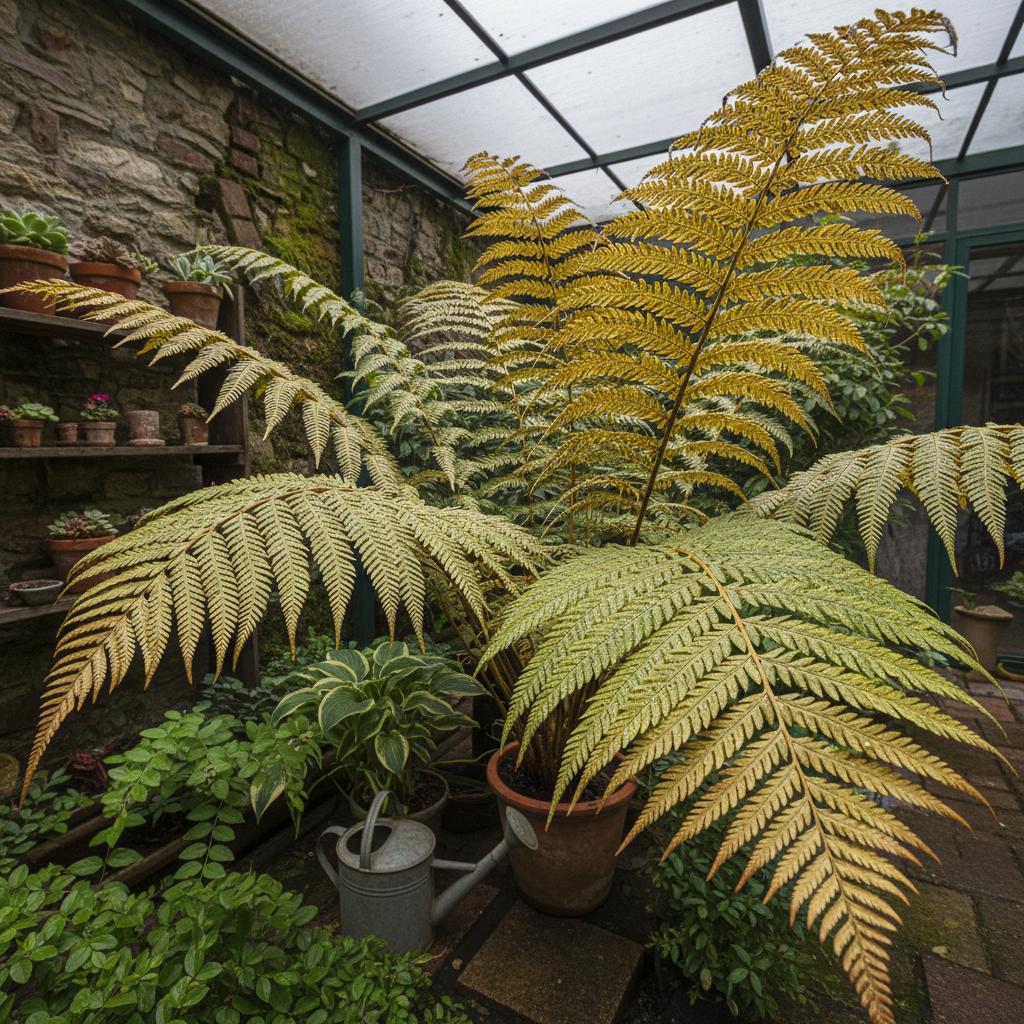 Felce straminea (Pteris straminea)