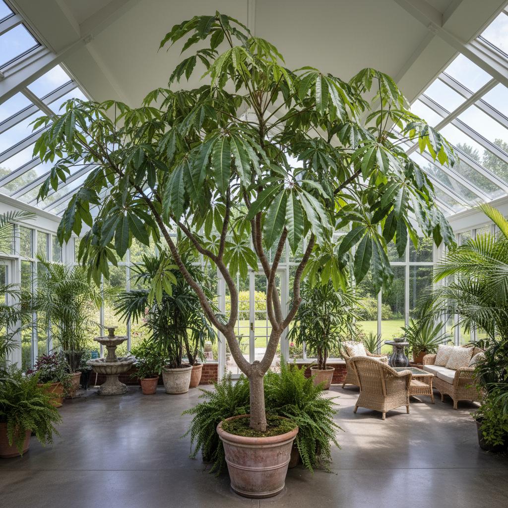 Cinque dita della Nuova Zelanda (Pseudopanax arboreus)