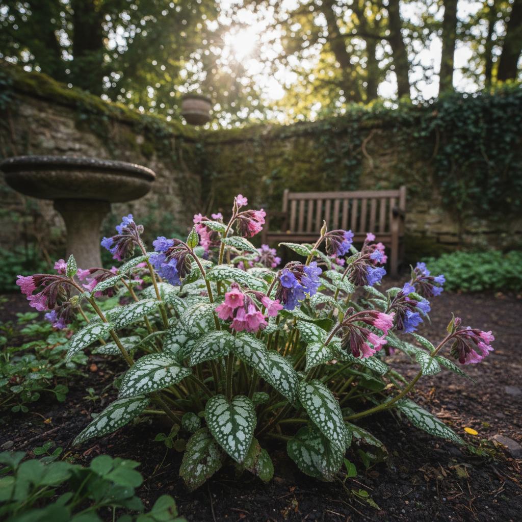 Pulmonaria zuccherina (Pulmonaria saccharata)