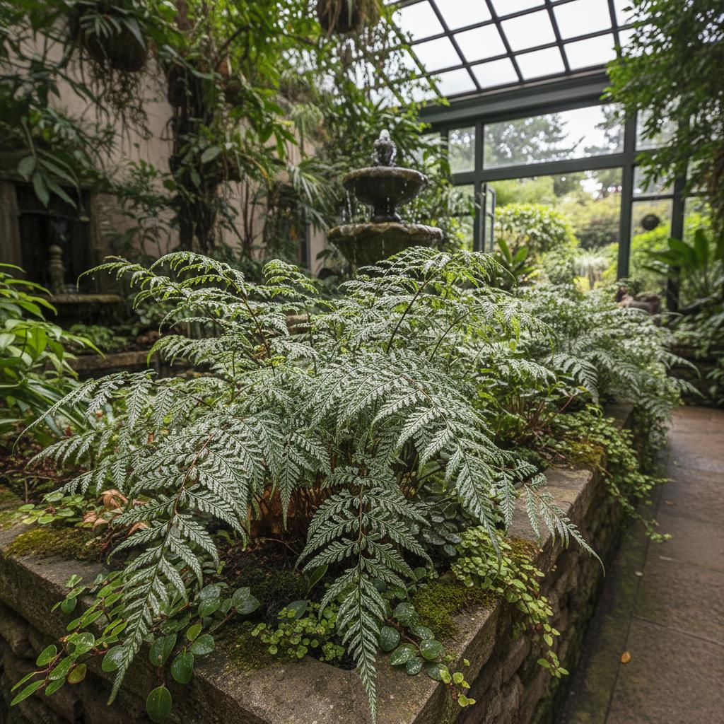 Felce ensiforme (Pteris ensiformis)