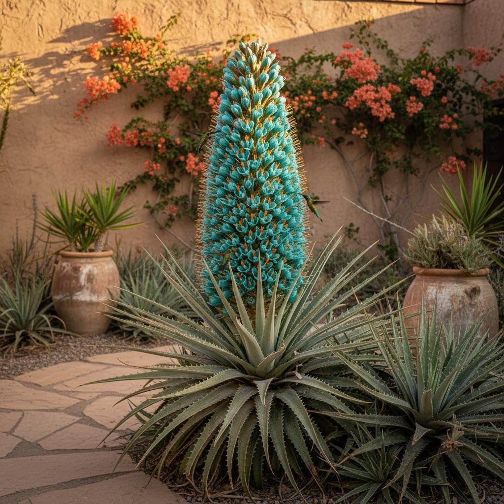 Alpenglocken-Puya (Puya alpestris)
