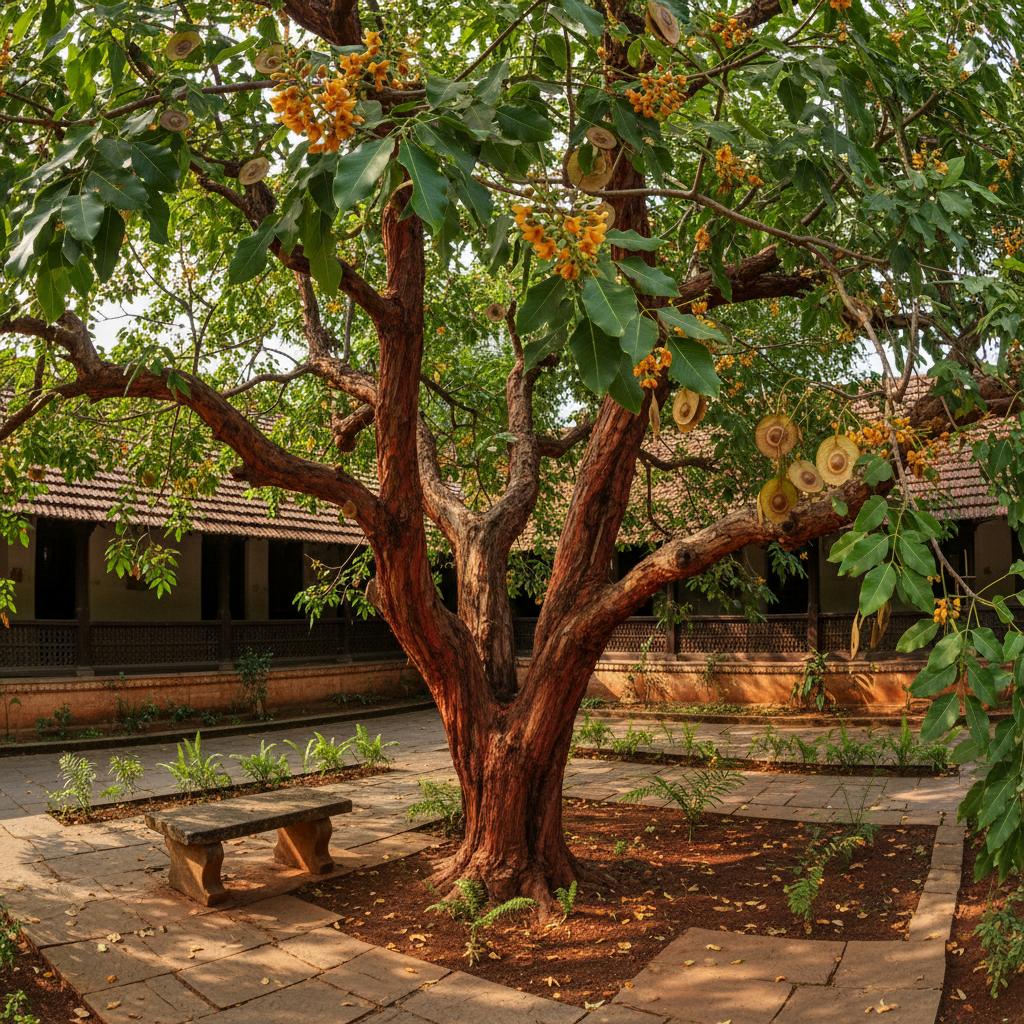 Legno di Sandalo Rosso (Pterocarpus santalinus)