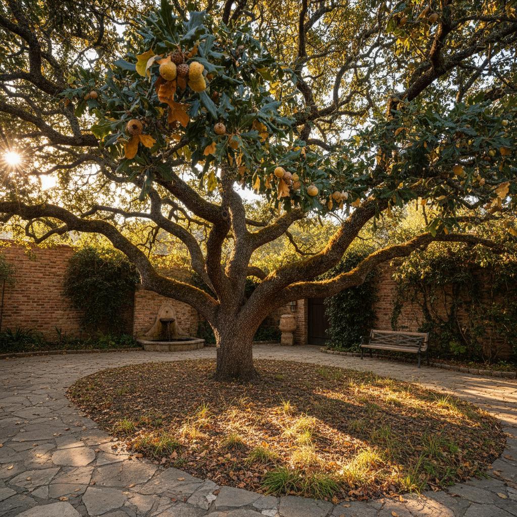 Quercia dal fusto dorato (Quercus chrysolepis)