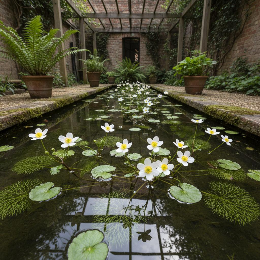 Schildblättriges Hahnenfußkraut (Ranunculus peltatus)
