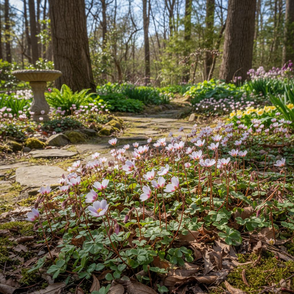 Rote Frühlingsschönheit (Claytonia rubra)