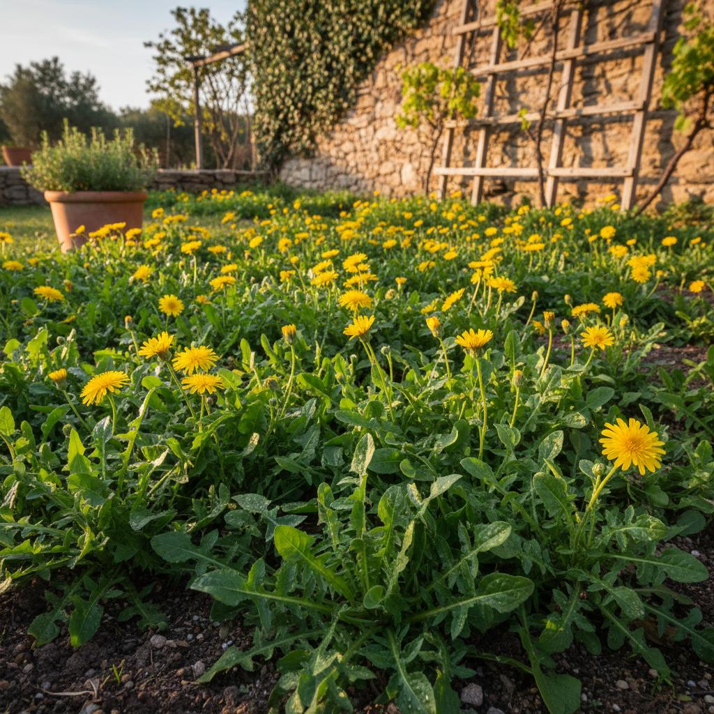 Essbares Ferkelkraut (Rhagadiolus edulis)