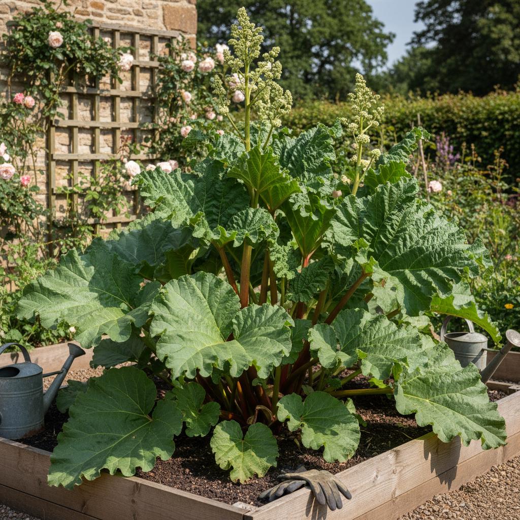 Garten-Rhabarber (Rheum rhabarbarum)