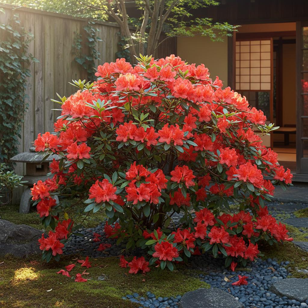 Japanische Azalee 'Hinode Giri' (Rhododendron 'Hinode Giri')