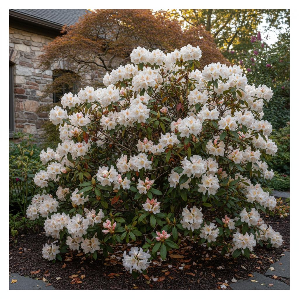 Herbstmond-Rhododendron (Rhododendron 'Mootum' Autumn Moonlight)