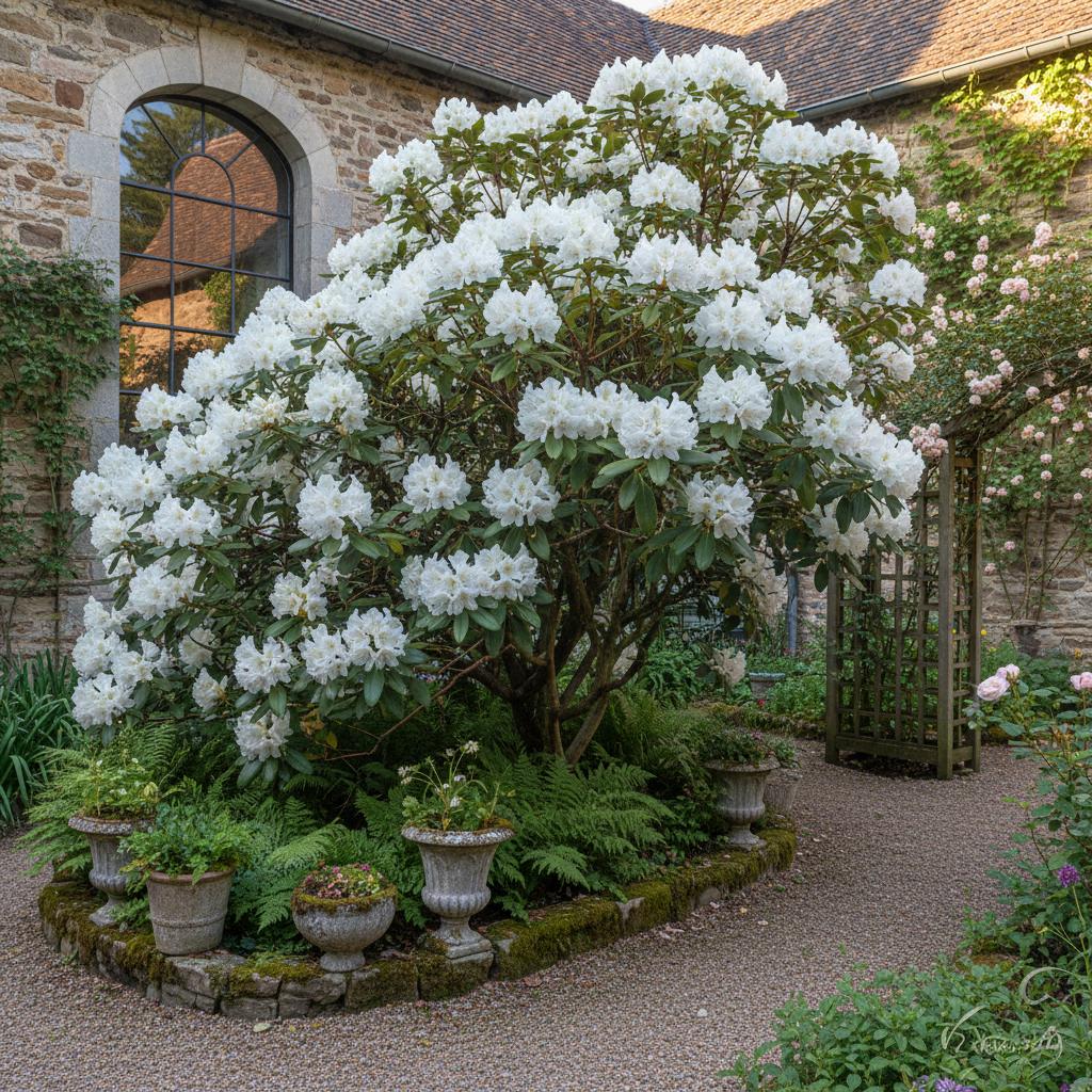 Weißblütiger Alpenrhododendron (Rhododendron albiflorum)