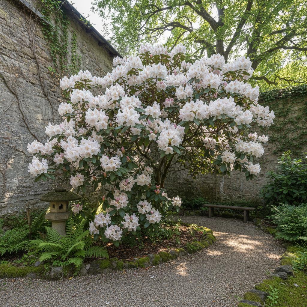 Yakushima-Rhododendron 'Percy Wiseman' (Rhododendron yakushimanum 'Percy Wiseman')