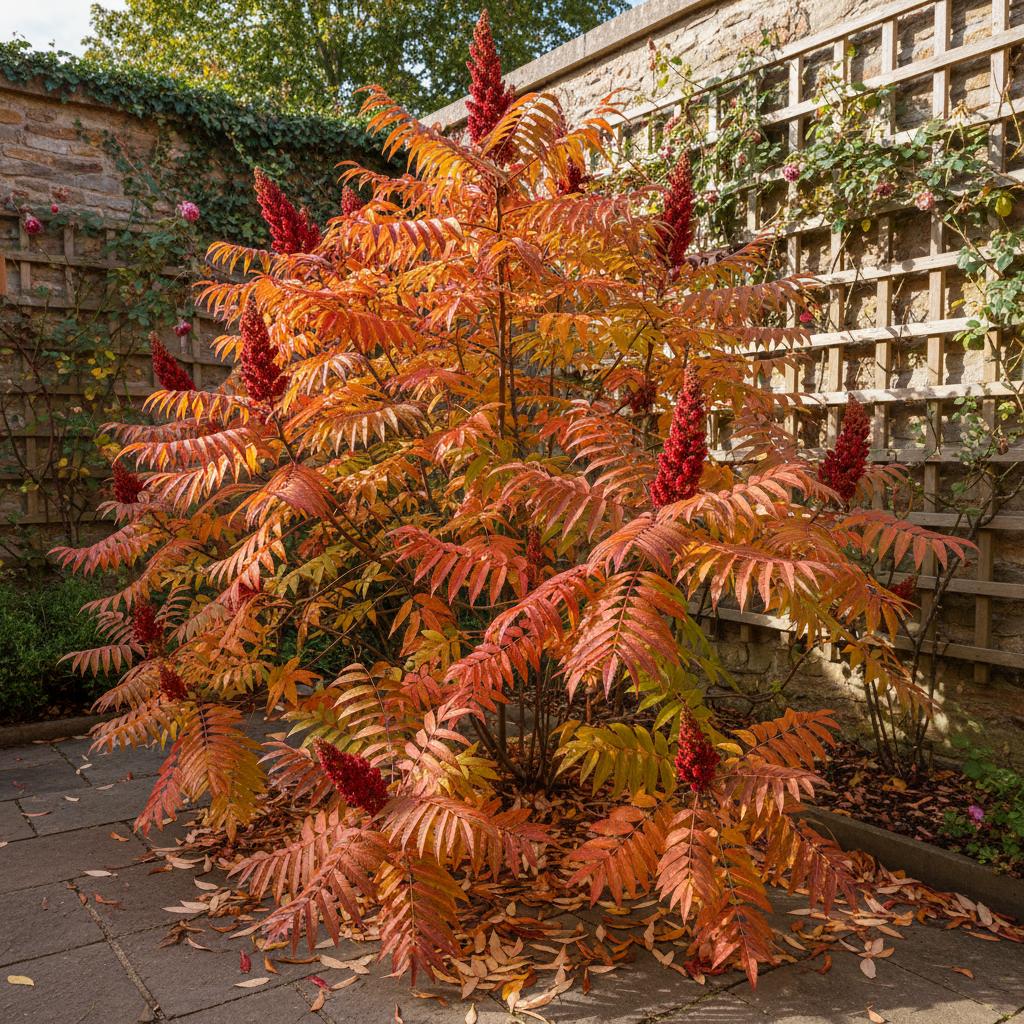 Hirschkolben-Sumach (Rhus typhina)