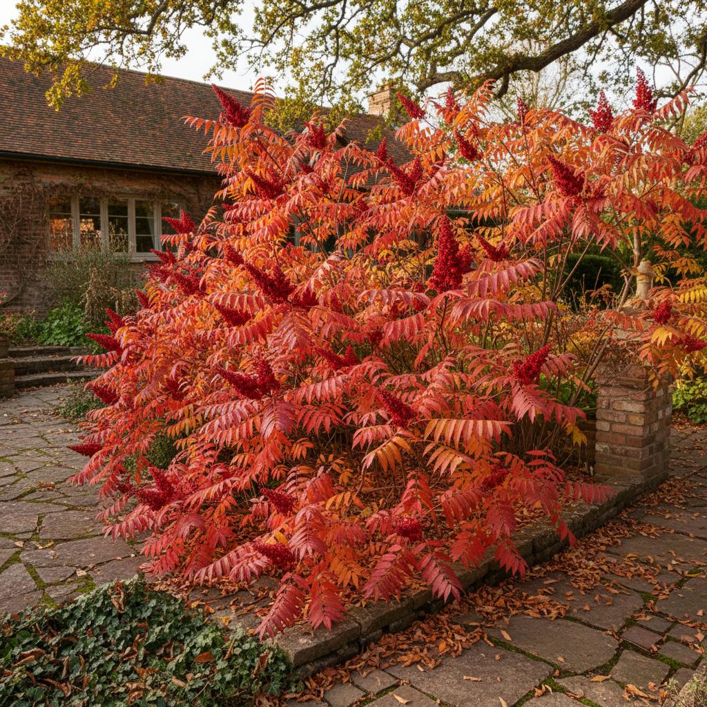 Glatter Sumach (Rhus glabra)