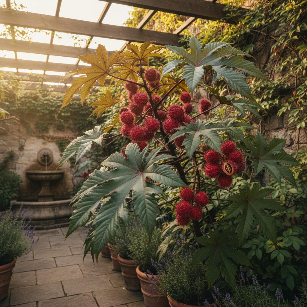 Wunderbaum (Ricinus communis)