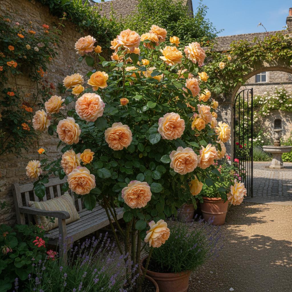 Englische Rose 'Gertrude Jekyll' (Rosa 'Ausgrab')