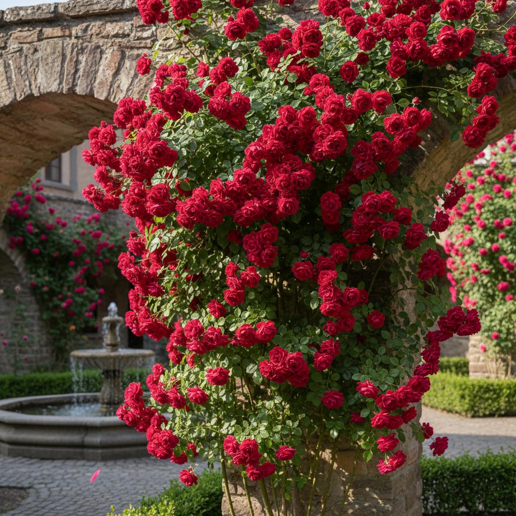 Blaze-Kletterrose (Rosa 'Demokracie' Blaze)