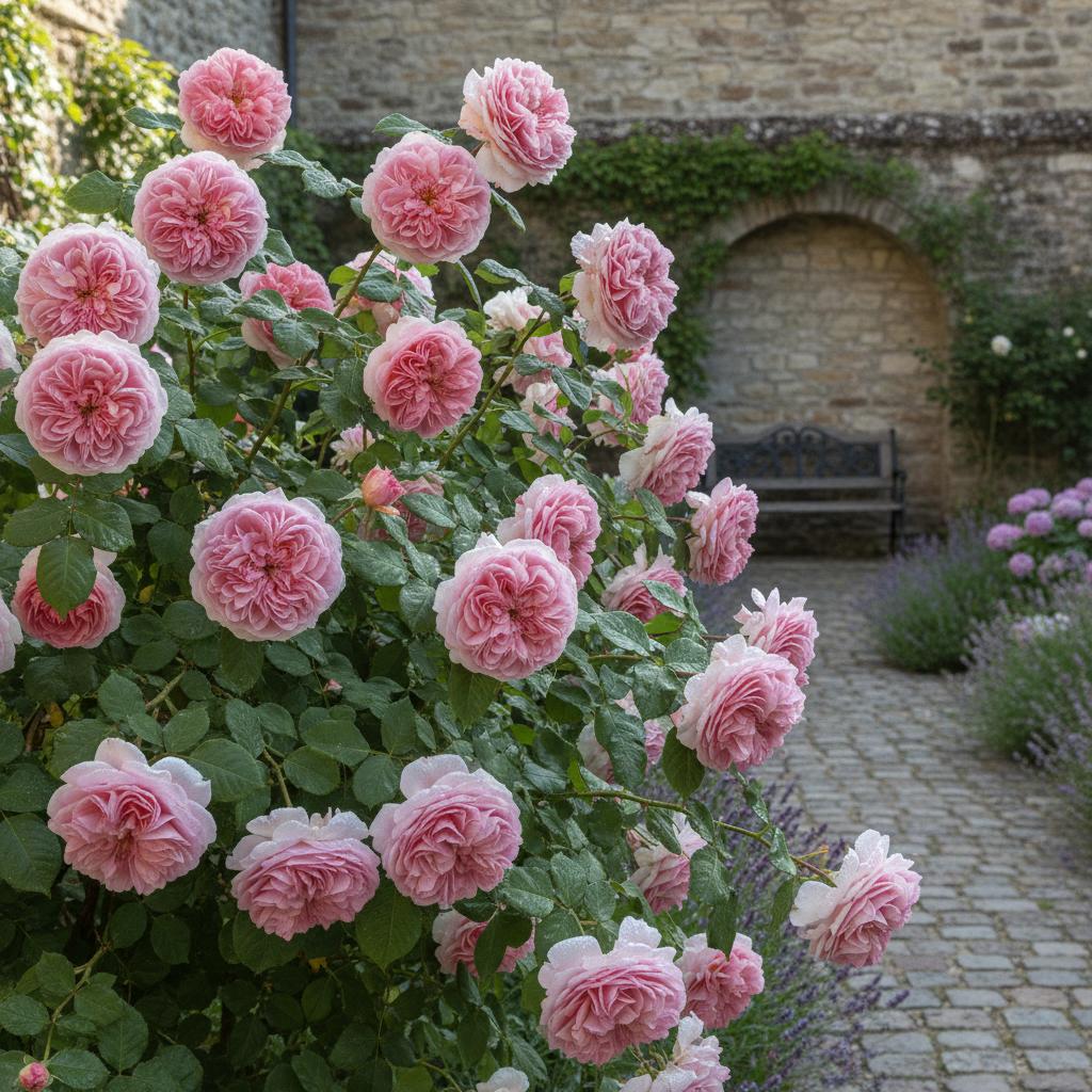 Kohlrose (Rosa centifolia)