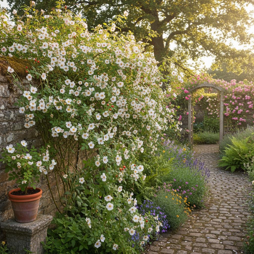 Ackerröschen (Rosa agrestis)