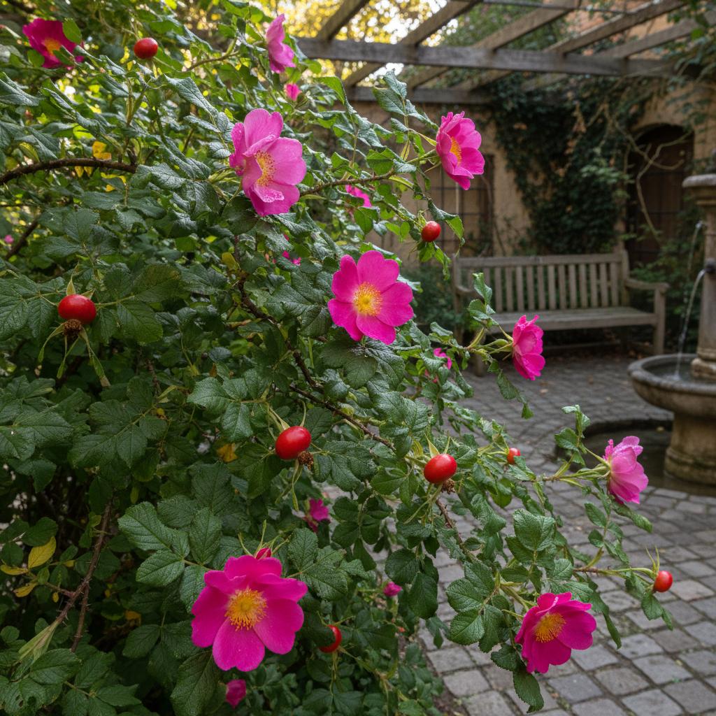 Krausrose (Rosa rugosa)