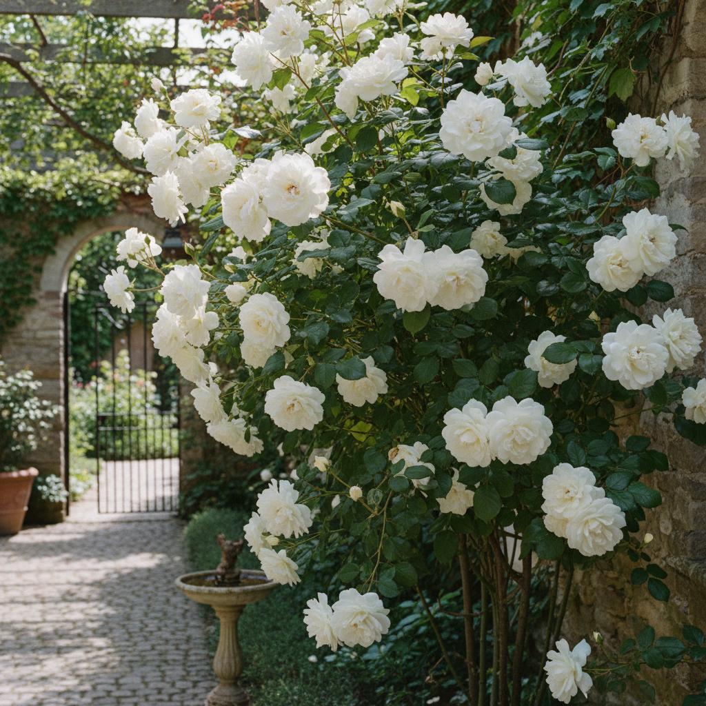 Strauchrose 'Radwhite' (Rosa 'radwhite')