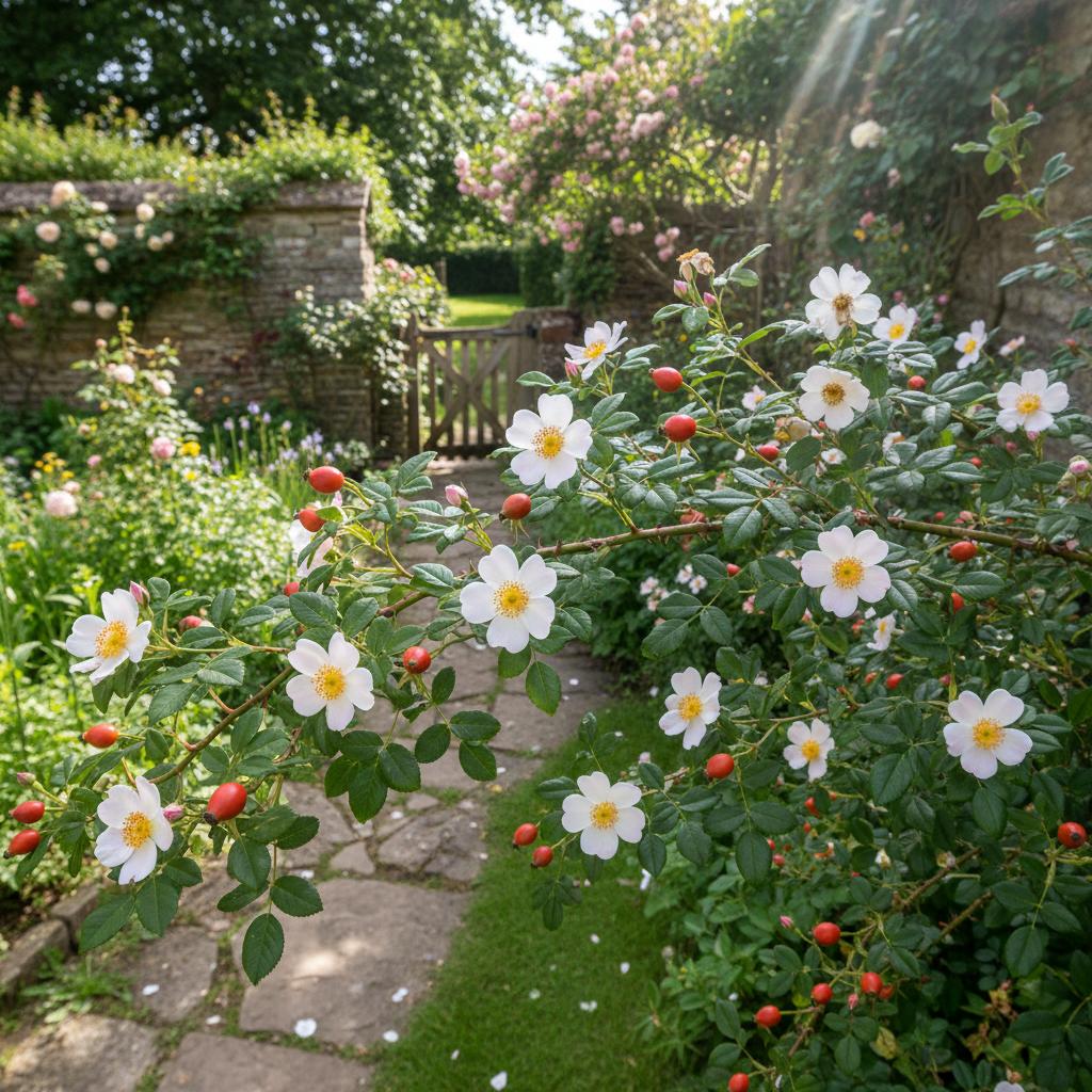 Glänzende Hainrose (Rosa dumalis)