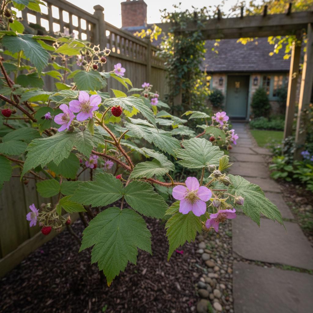 Amerikanische Duft-Himbeere (Rubus odoratus)