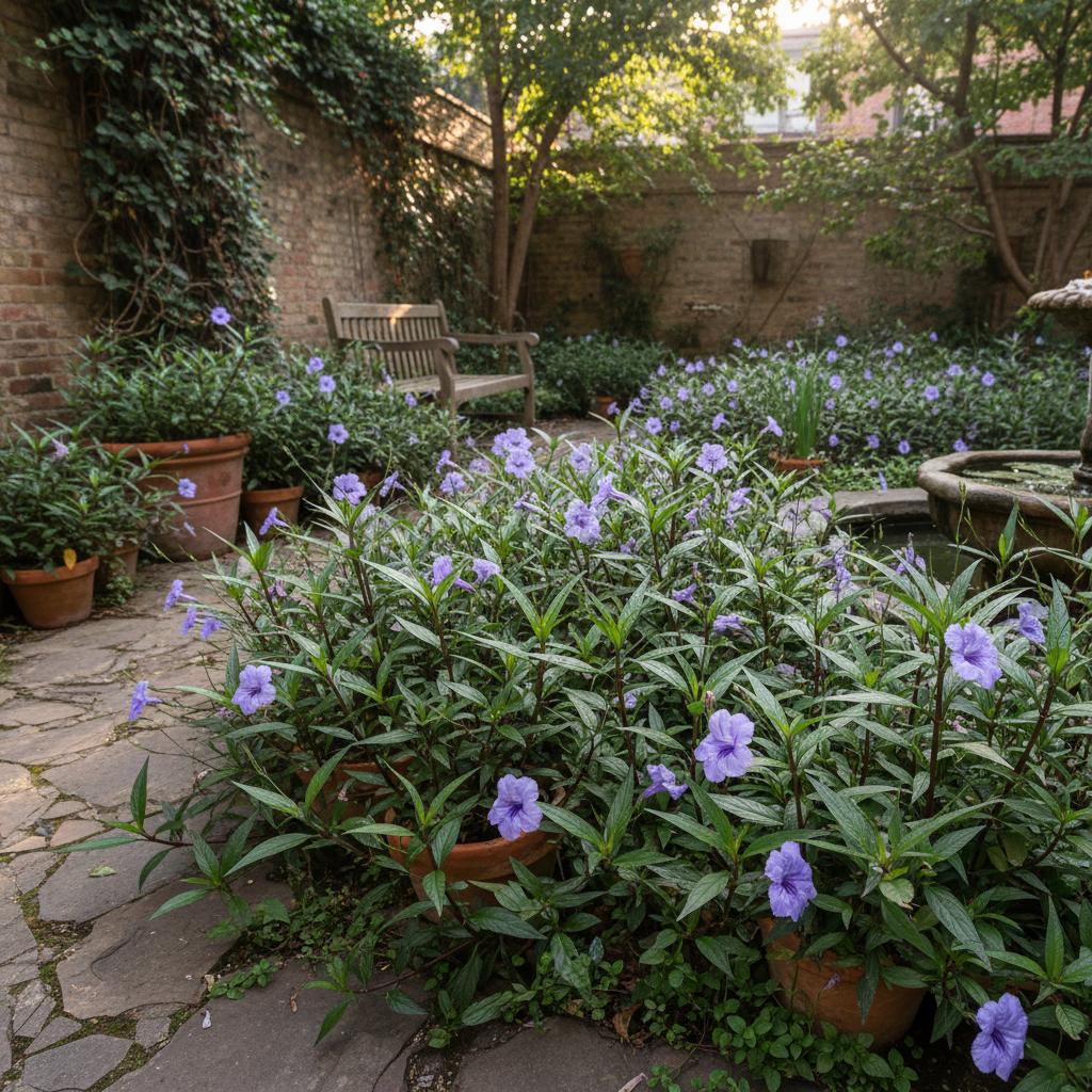Smooth Wild Petunia (Ruellia strepens)